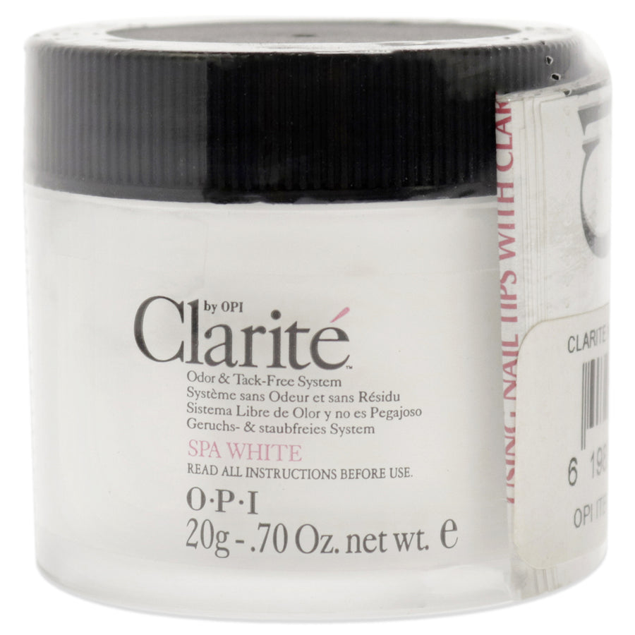O.P.I Clarite Spa White Powder Nail Powder 0.7 oz Image 1
