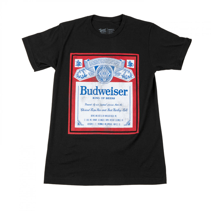 Budweiser Classic Logo Distressed T-Shirt Image 2