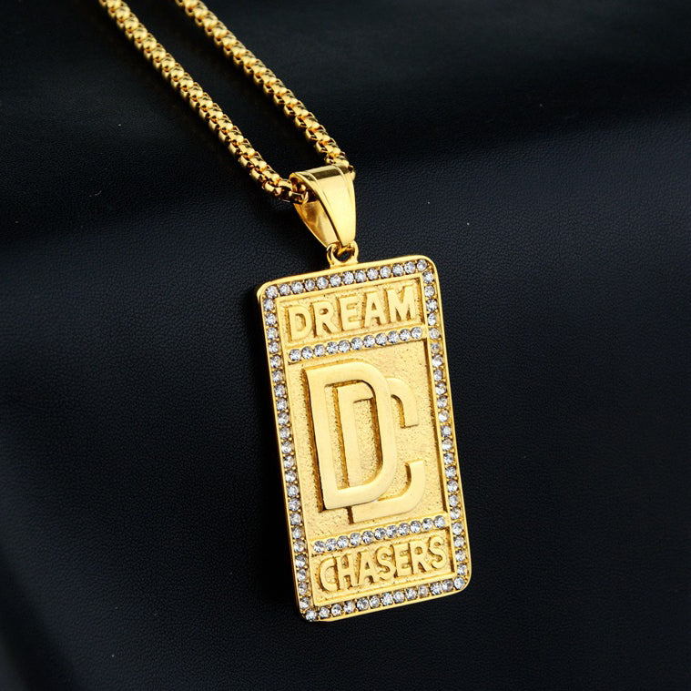 Fashion Letter Pattern Necklace Pendants Image 2