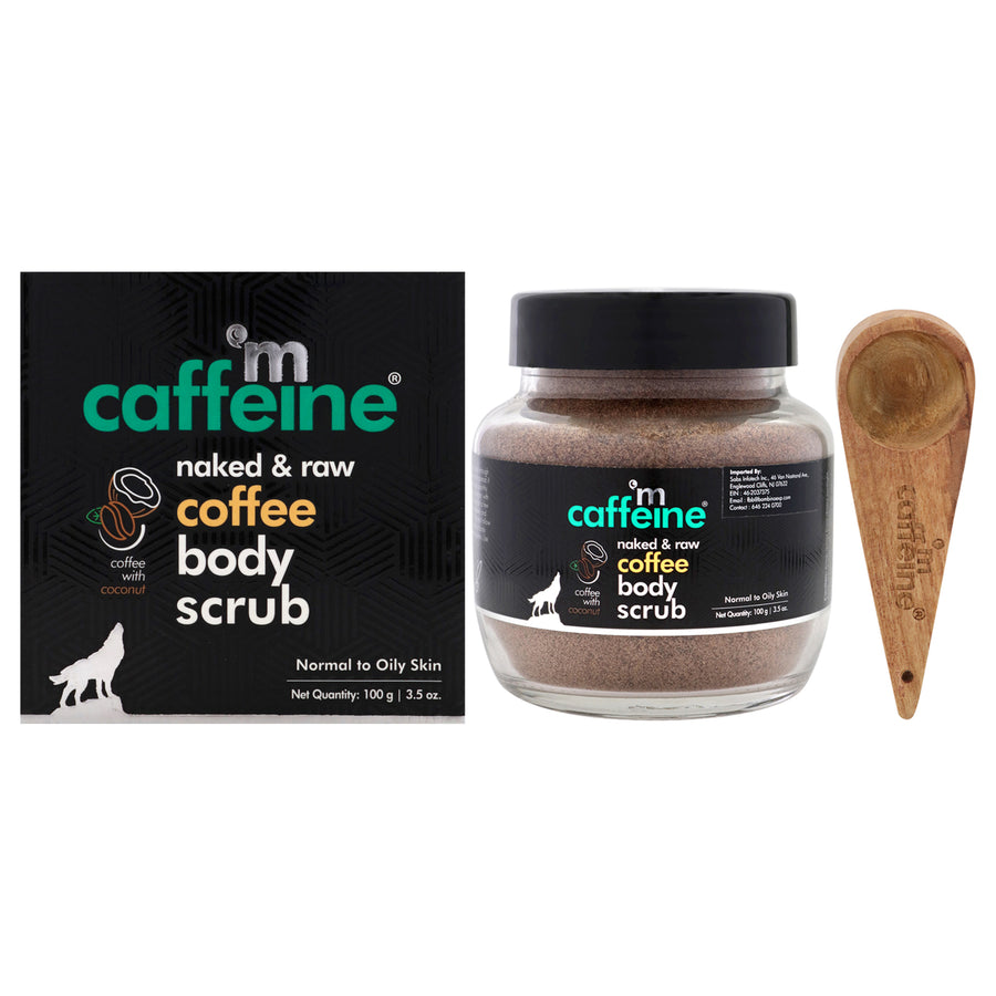 Naked and Raw Coffee Body Scrub - Coconut - 3.5 oz Scrub Image 1