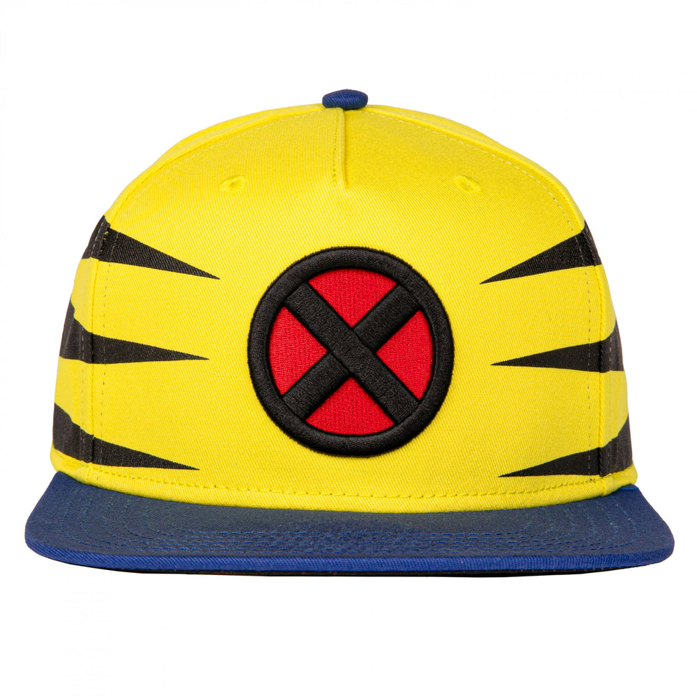 X-Men Wolverine Under Bill Art Flat Brim Hat Image 2