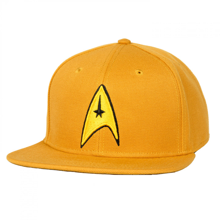 Star Trek Delta Insignia Flat Bill Snapback Hat Image 1