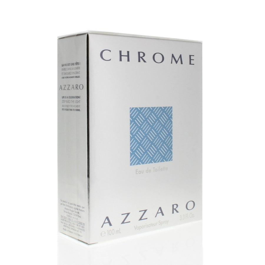 Azzaro Chrome Eau De Toilette for Men 3.3oz/100ml Image 1