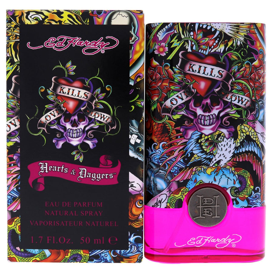 Ed Hardy Hearts and Daggers by Christian Audigier for Women - 1.7 oz EDP Spray Image 1