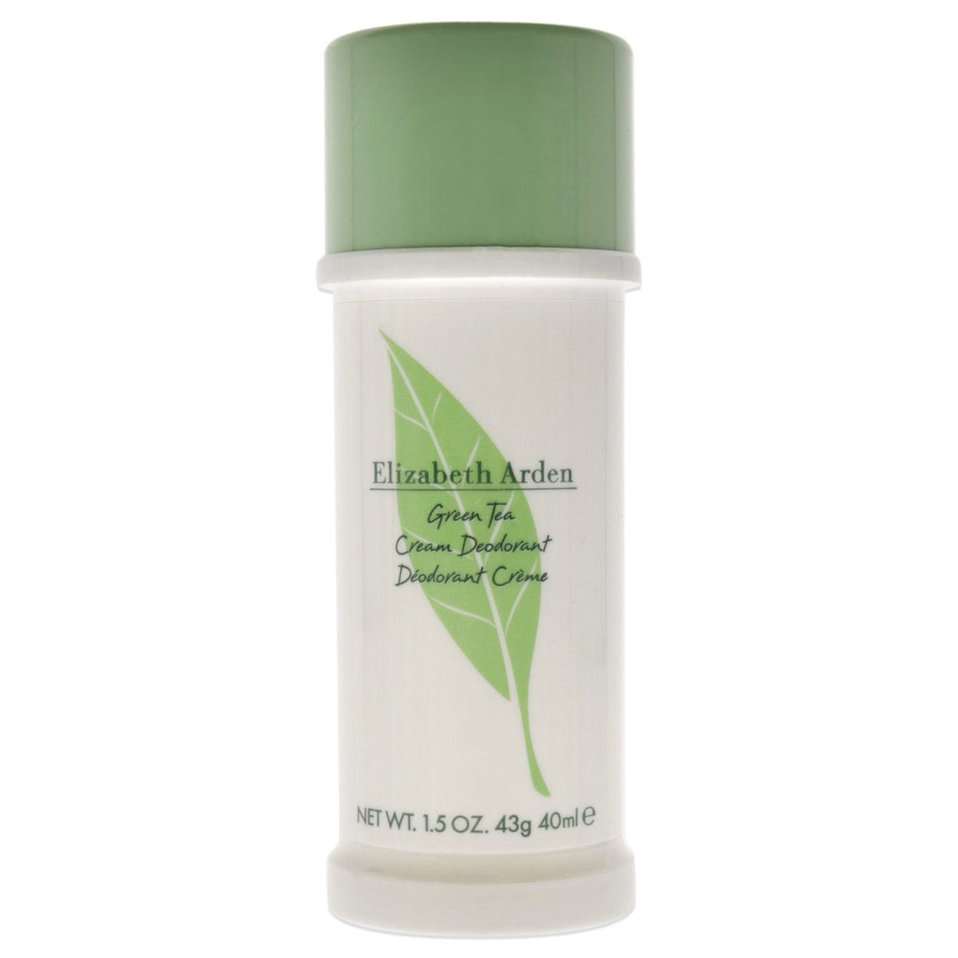 Green Tea by Elizabeth Arden for Women - 1.5 oz Cream Deodorant Image 1