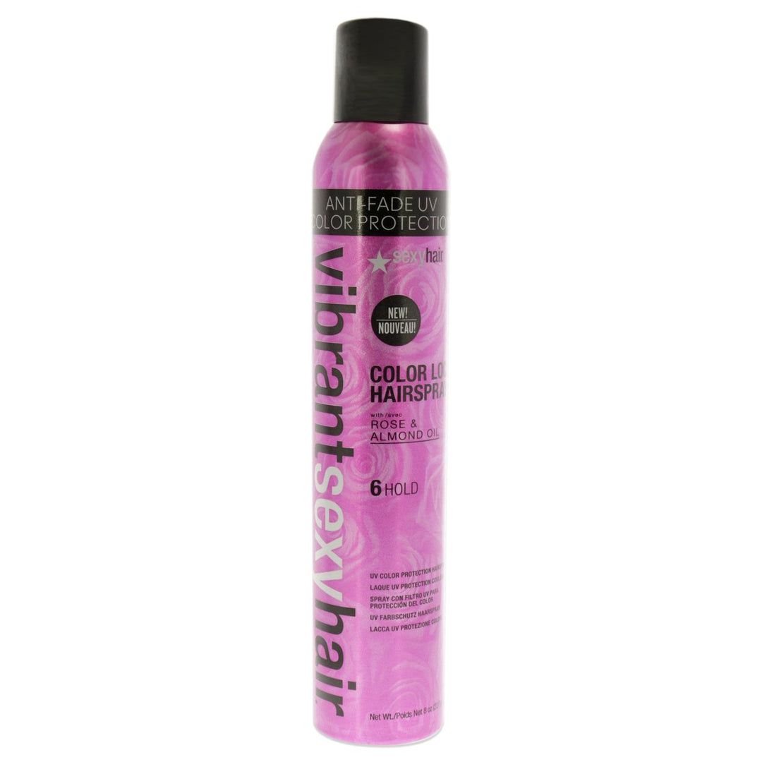 Vibrant Sexy Hair Color Lock Hairspray by Sexy Hair for Unisex - 8 oz Hair Spray Image 1