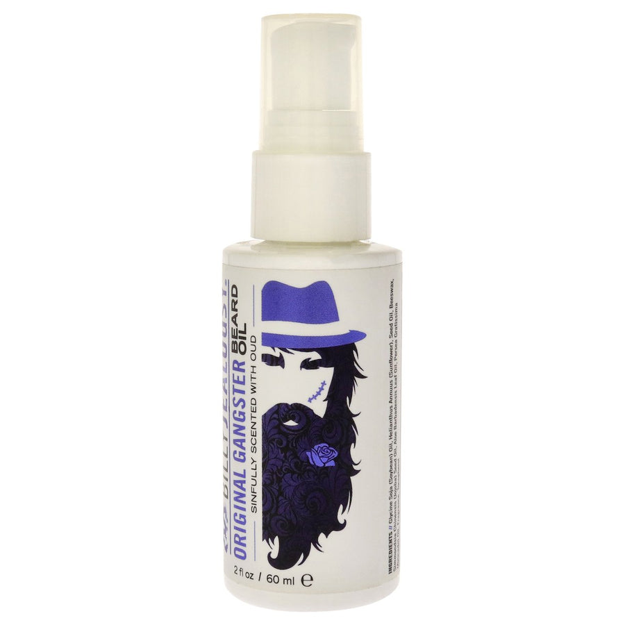 Original Gangster Beard Oil by Billy Jealousy for Men - 2 oz Oil Image 1
