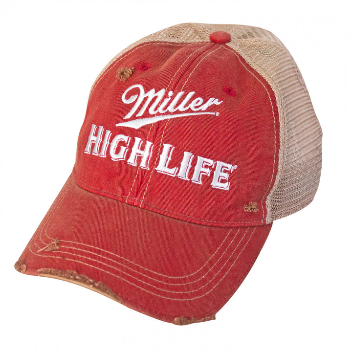 Miller High Life Vintage Mesh Hat Image 1