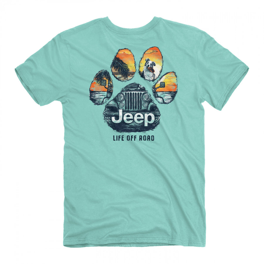 Jeep Canine Off Road Front and Back Print T-Shirt Image 1