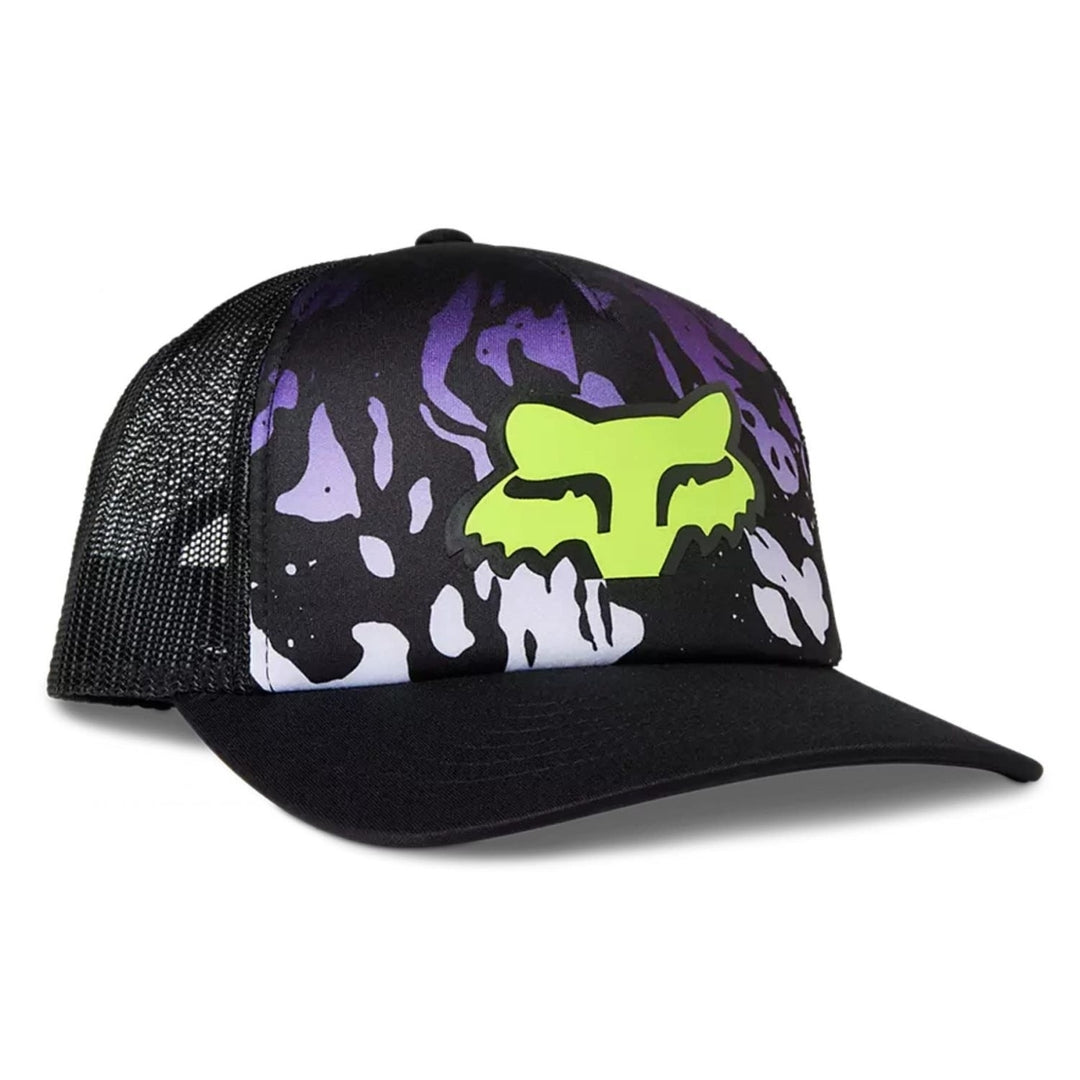 Fox Racing Morphic Womens Snapback Trucker Hat Black Image 4