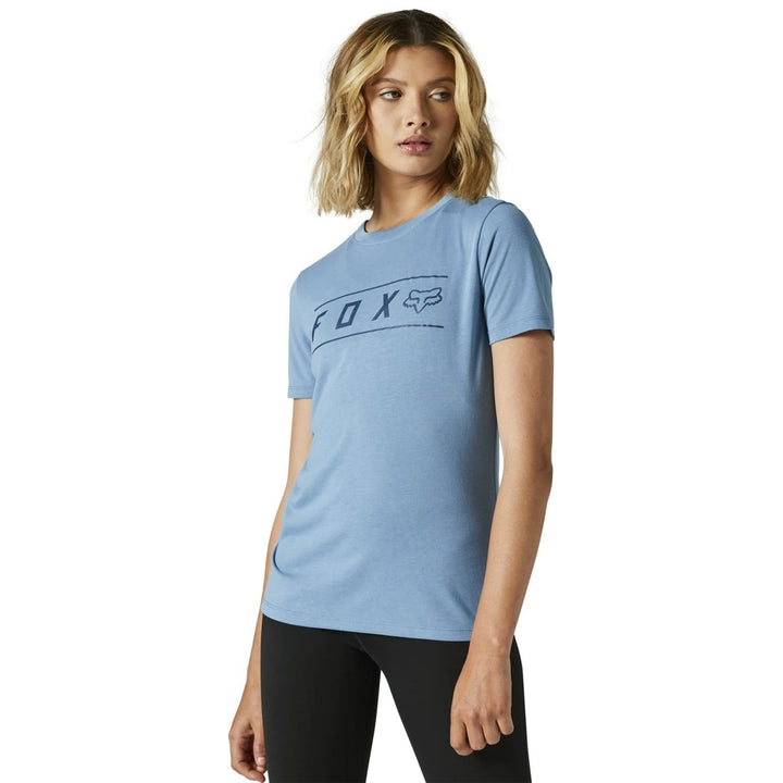 Fox Racing Womens Pinnacle Short Sleeve Tech Tee GMTL Lightweight Athletic Top Image 1