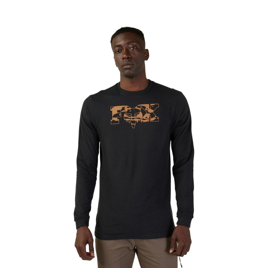 Fox Racing Cienega Long Sleeve Premium Tee Mens Opt White Size [Model] Image 1