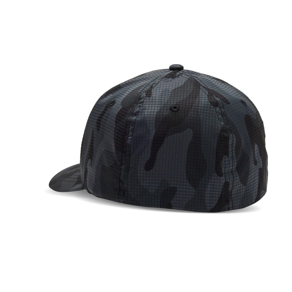 Fox Racing Mens Flexfit Hat Black Camo Fox Head Tech Cap Size Adjustable Image 2