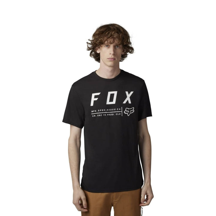 Fox Racing Mens Non Stop Short Sleeve Tech Tee Black Size Large FOXR 100% Polyester Image 2