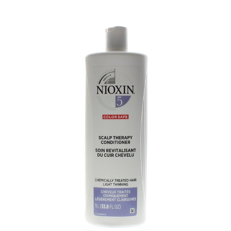 Nioxin System 5 Scalp Therapy Conditioner Medium To Coarse 33.8oz/1 Liter Image 1