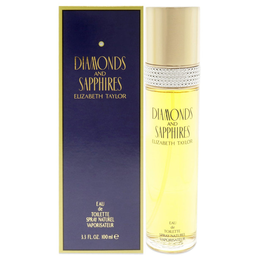 Diamonds and Sapphires by Elizabeth Taylor for Women - 3.3 oz EDT Spray Image 1
