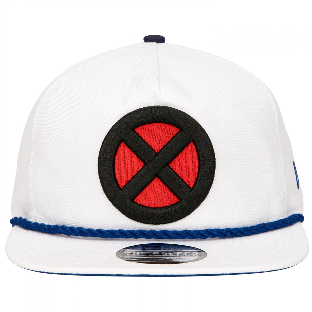 X-Men Logo White Colorway Era Adjustable Golfer Rope Hat Image 2