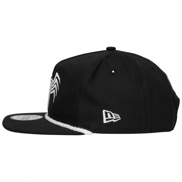 Venom Logo Black Colorway Era Adjustable Golfer Rope Hat Image 3