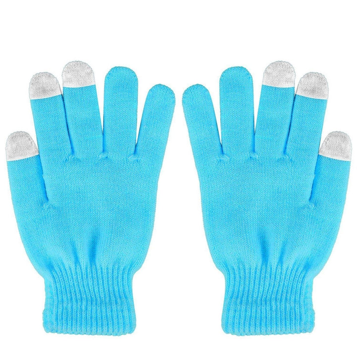 Unisex Winter Knit Gloves Touchscreen Outdoor Windproof Cycling Skiing Warm Gloves Image 3
