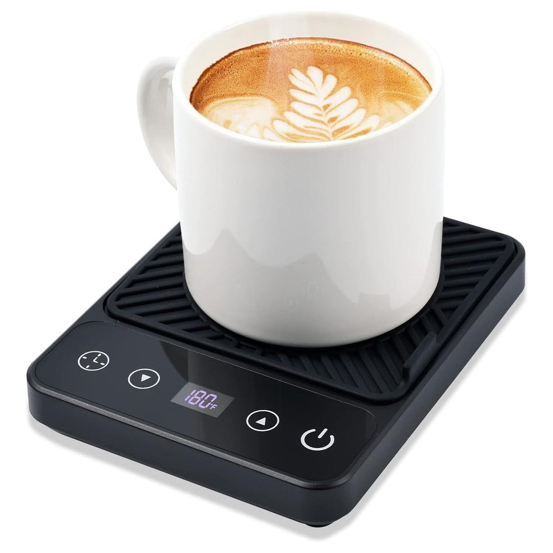 Desktop Electric Mug Warmer Auto Shut Off Timer Setting 6 Temperature Levels Cup Warmer for Milk Tea Cup Heating Plate Image 1