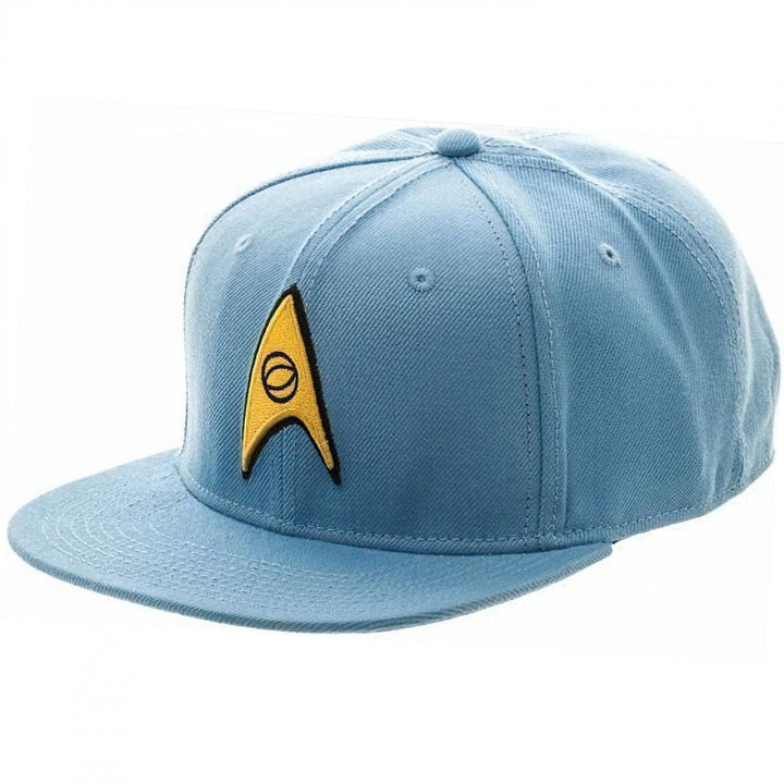 Star Trek Science Insignia Flat Bill Snapback Hat Image 1