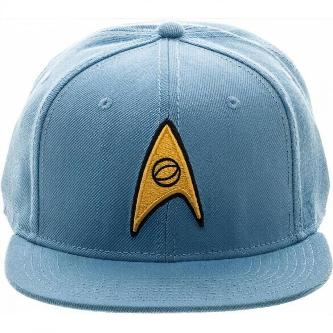 Star Trek Science Insignia Flat Bill Snapback Hat Image 2