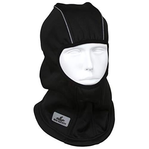 MCR Safety 250-Gram Polyester Fleece Balaclava Face Mask Reflective Binding Cold Weather Face Protection Black ONE SIZE Image 1