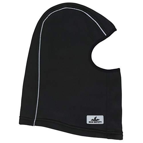 MCR Safety 250-Gram Polyester Fleece Balaclava Face Mask Reflective Binding Cold Weather Face Protection Black ONE SIZE Image 3