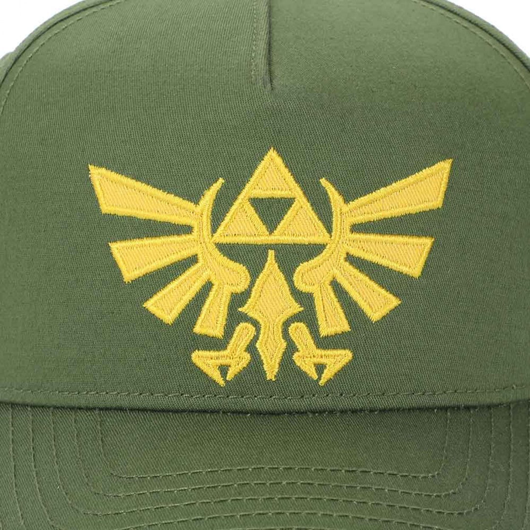 The Legend of Zelda Hyrule Gold Crest Embroidered Hat Image 4