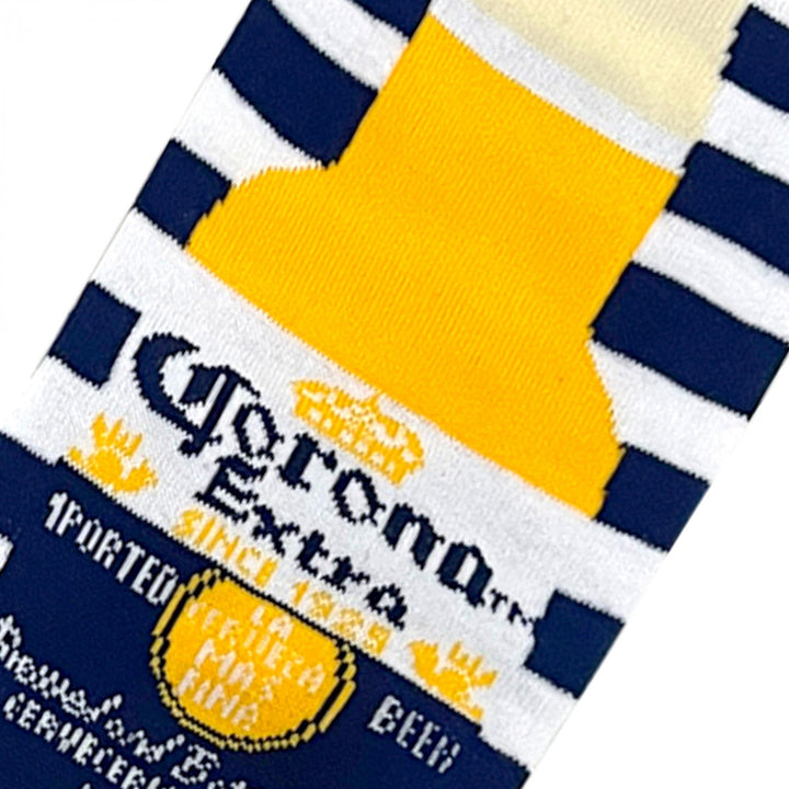 Corona Extra Striped Lime Crew Socks Image 4