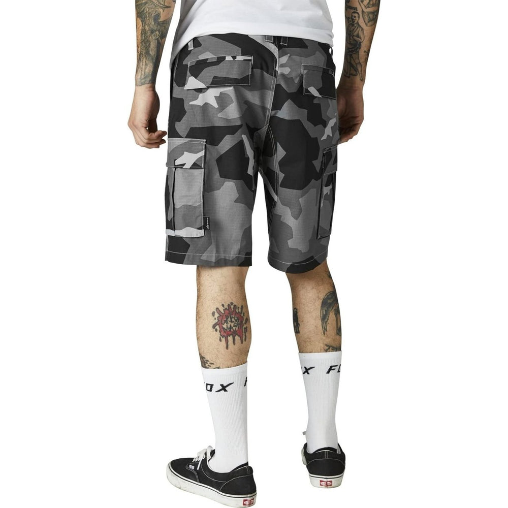 Fox Racing Slambozo Cargo Shorts 2.0 Black Camo Mens Size Options Available Image 2