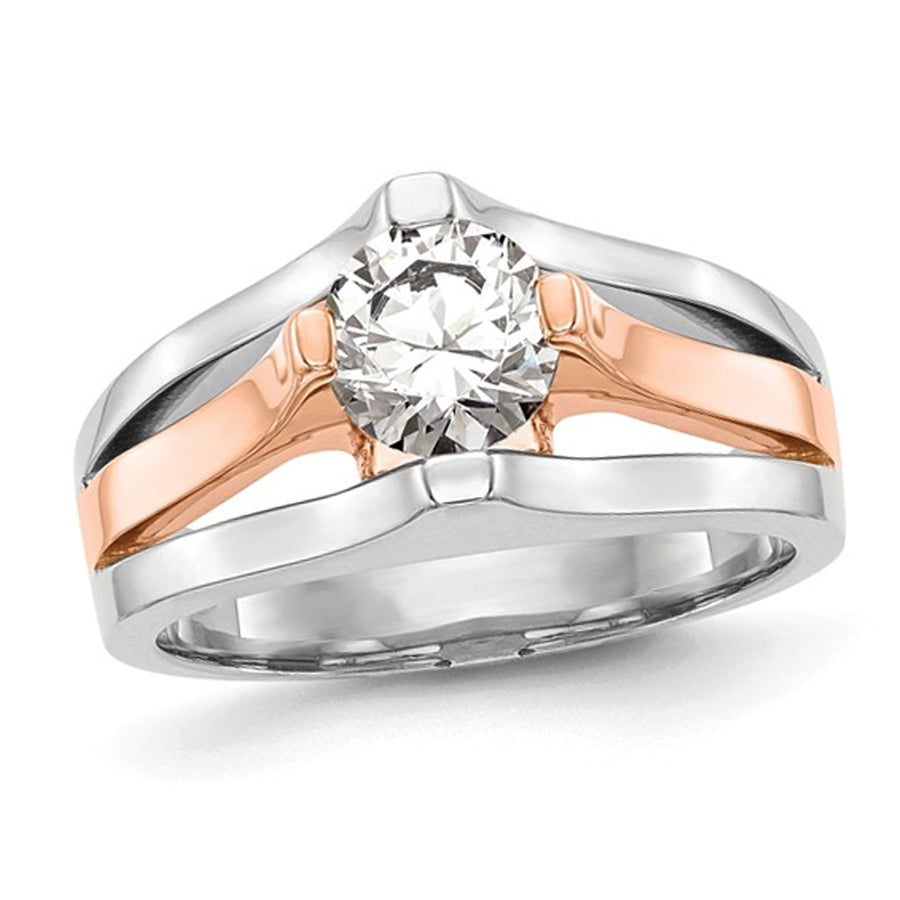 1.00 Carat (ctw VS2-VS1, D-E-F) IGI Certified Lab-Grown Diamond Solitaire Engagement Ring 14K Yellow Gold Image 1