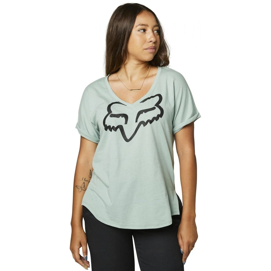 Fox Racing Womens Boundary Short Sleeve Top Teal Size [Insert Size Here] Image 1