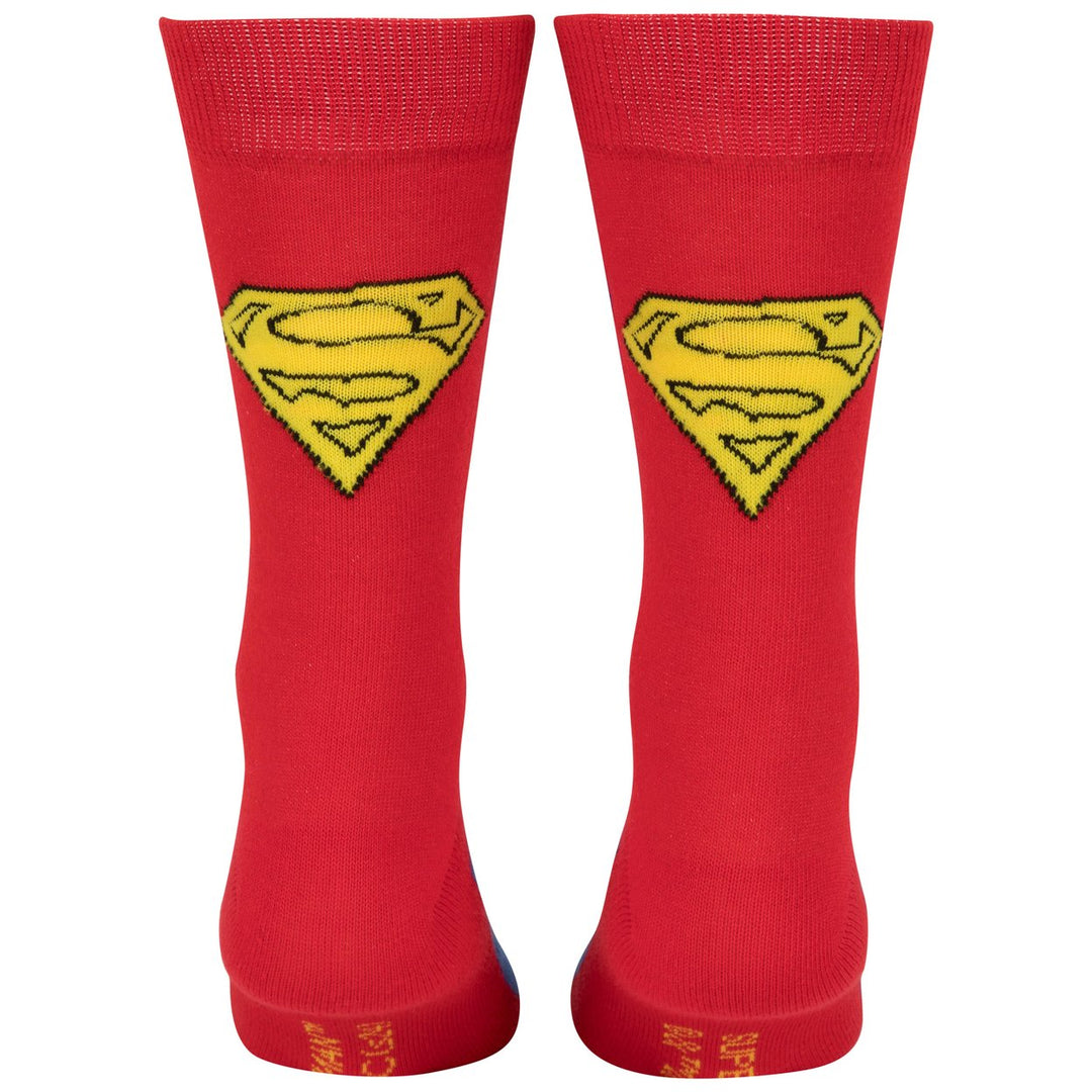 Superman Character Armor Crew Socks Image 3