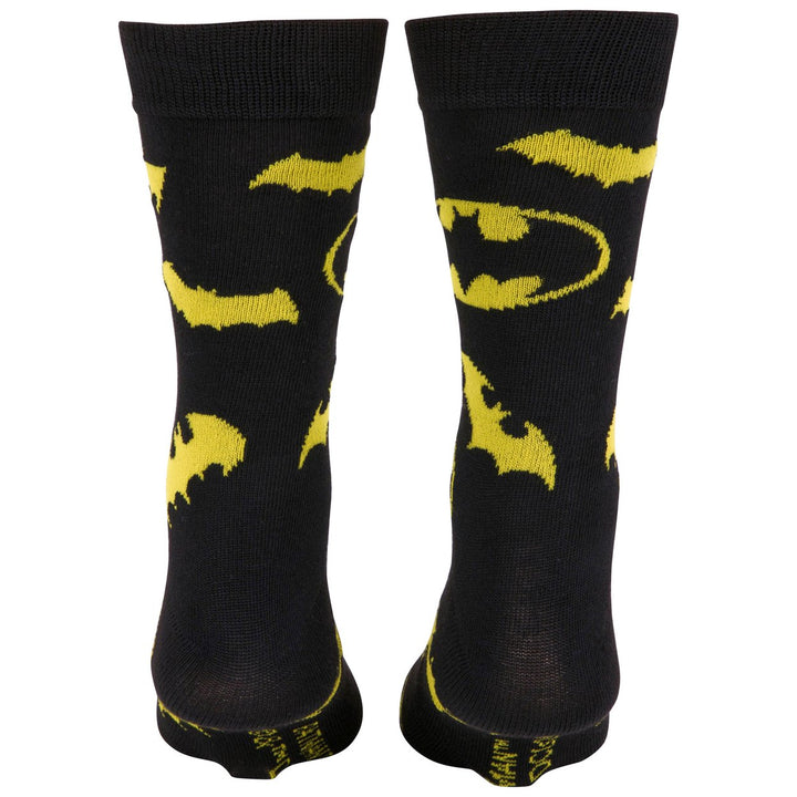 Batman History of Logos Crew Socks Image 3