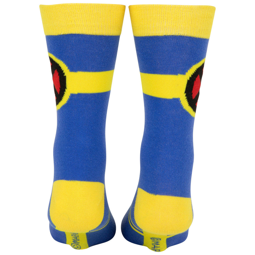 X-Men Cyclops Character Armor Costume Crew Sock Image 3
