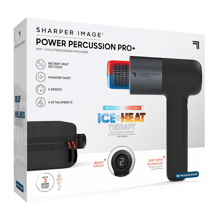 Sharper Image Power Percussion Pro+ Hot + Cold Percussion Massager Image 4