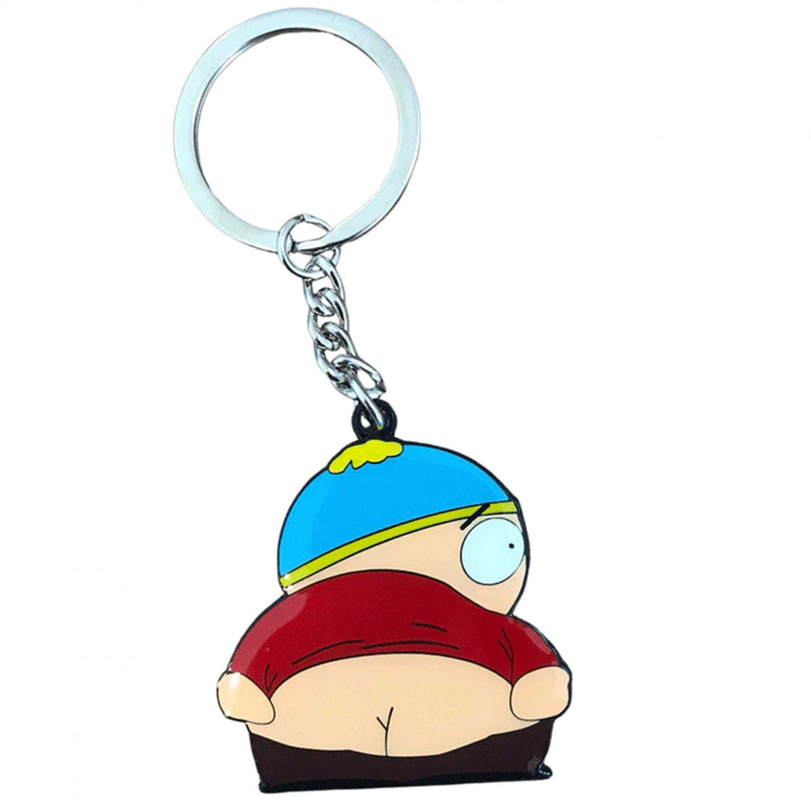 South Park Mooning Cartman Enamel Keychain Image 1