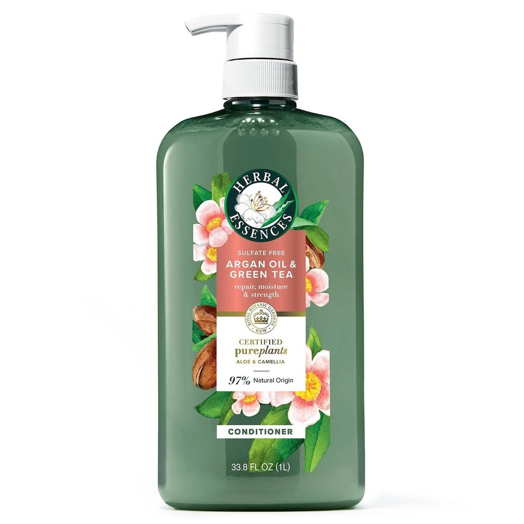 Herbal Essences Argan Oil and Green Tea Sulfate-Free Conditioner (33.8 Fl Oz) Image 1