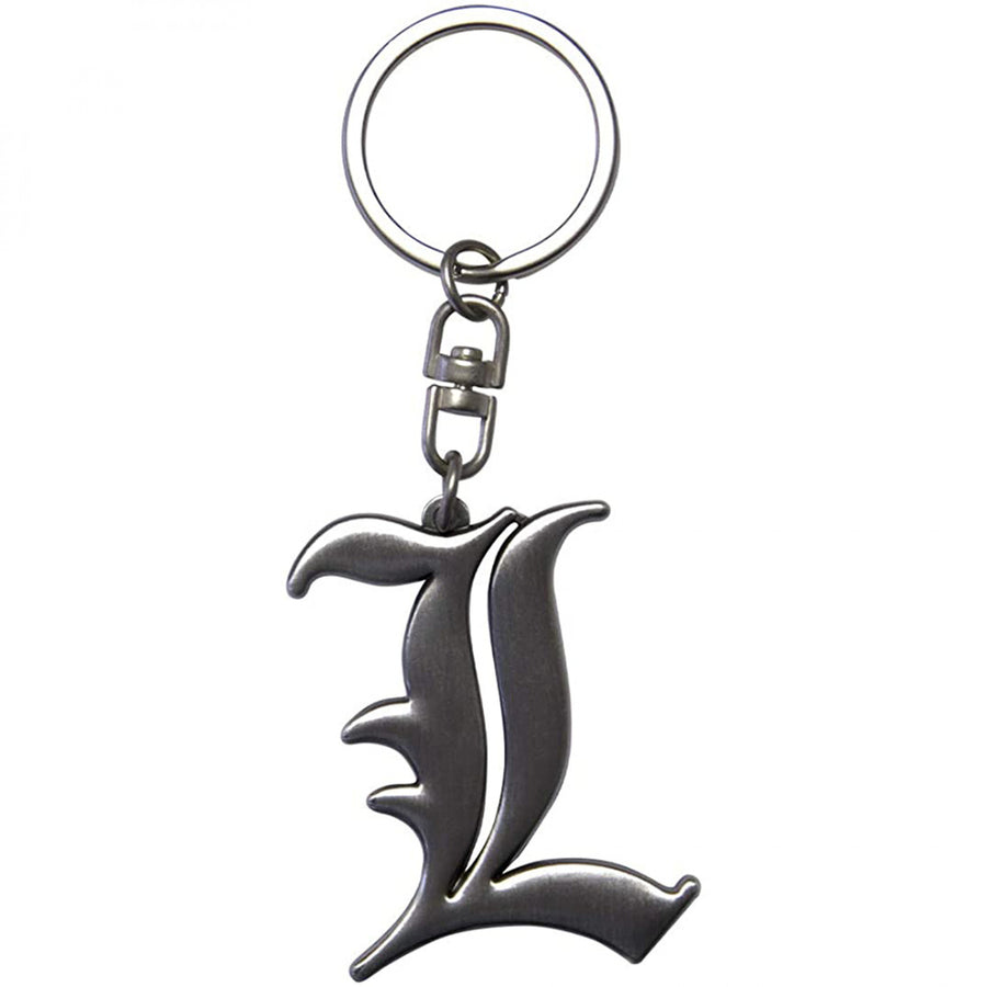 Death Note L Symbol 3D Keychain Image 1