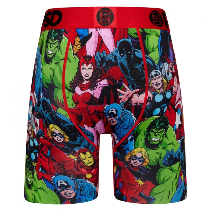 Avengers Heroes Collage PSD Boxer Briefs Image 2