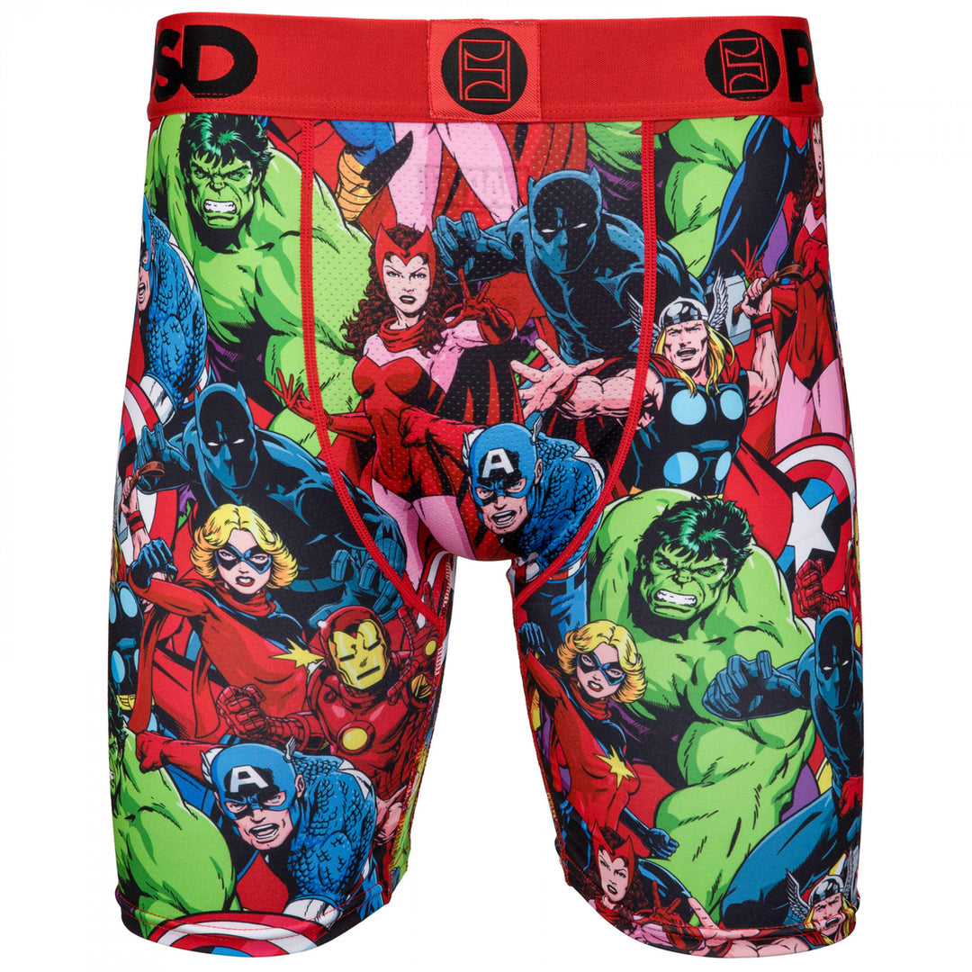 Marvel Avengers Collage 3-Pack PSD Boxer Briefs Image 3