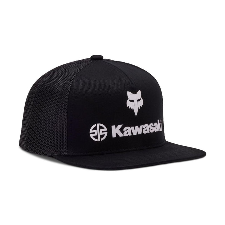 Fox Racing Youth Snapback Hat Black One Size Fox X Kawi Adjustable Cap Image 2