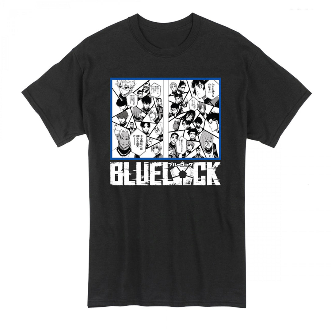 Blue Lock Manga - Vol 11 P184 185 Black T-Shirt Image 1