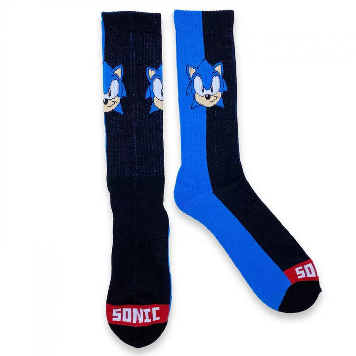 Sonic The Hedgehog Mens Crew Socks 3-Pair Pack Image 2