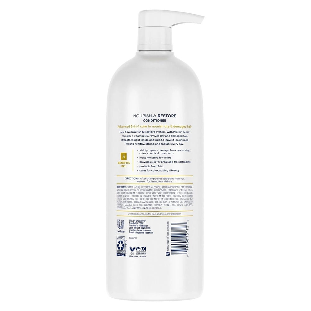 Dove Nourish and Restore 5-in-1 Conditioner (33.8 Fluid Ounce) Image 2