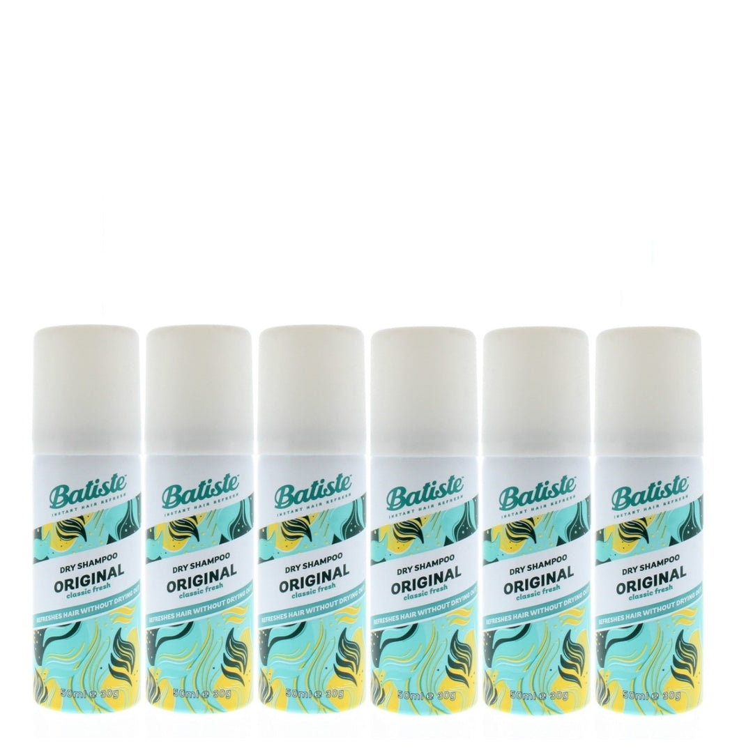 Batiste Instant Hair Refresh Dry Shampoo Original Classic Fresh 50ml/30g (6-Pack) Image 1