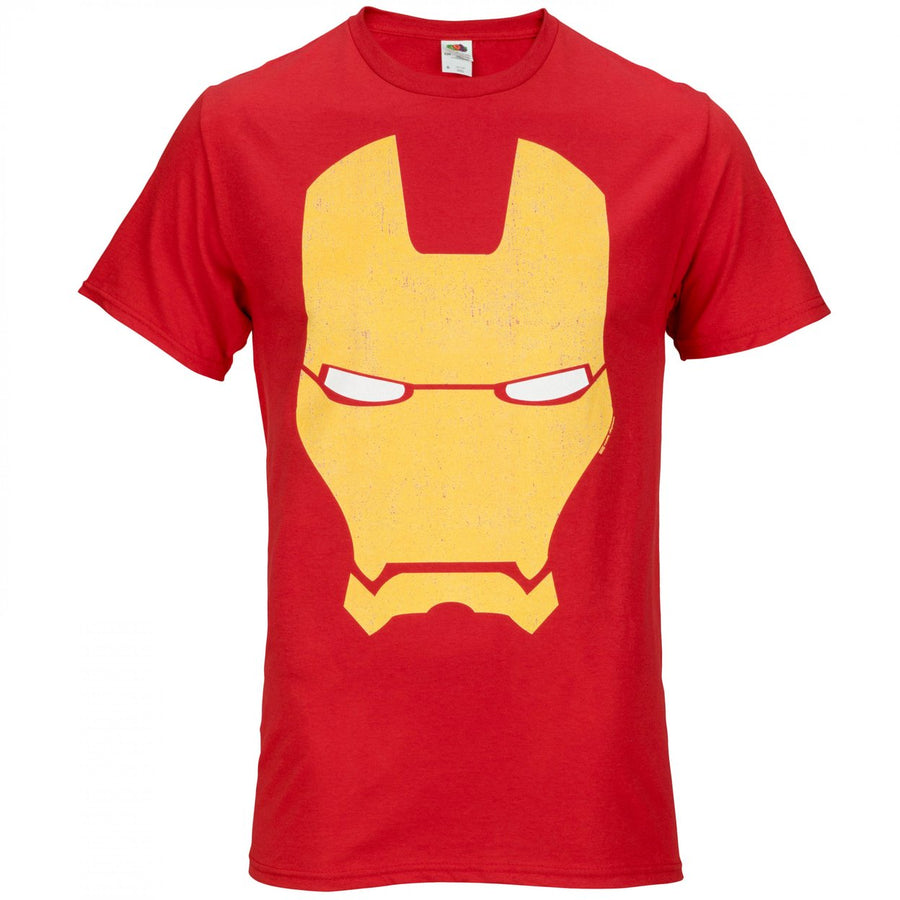 Iron Man Helmet Icon T-Shirt Image 1