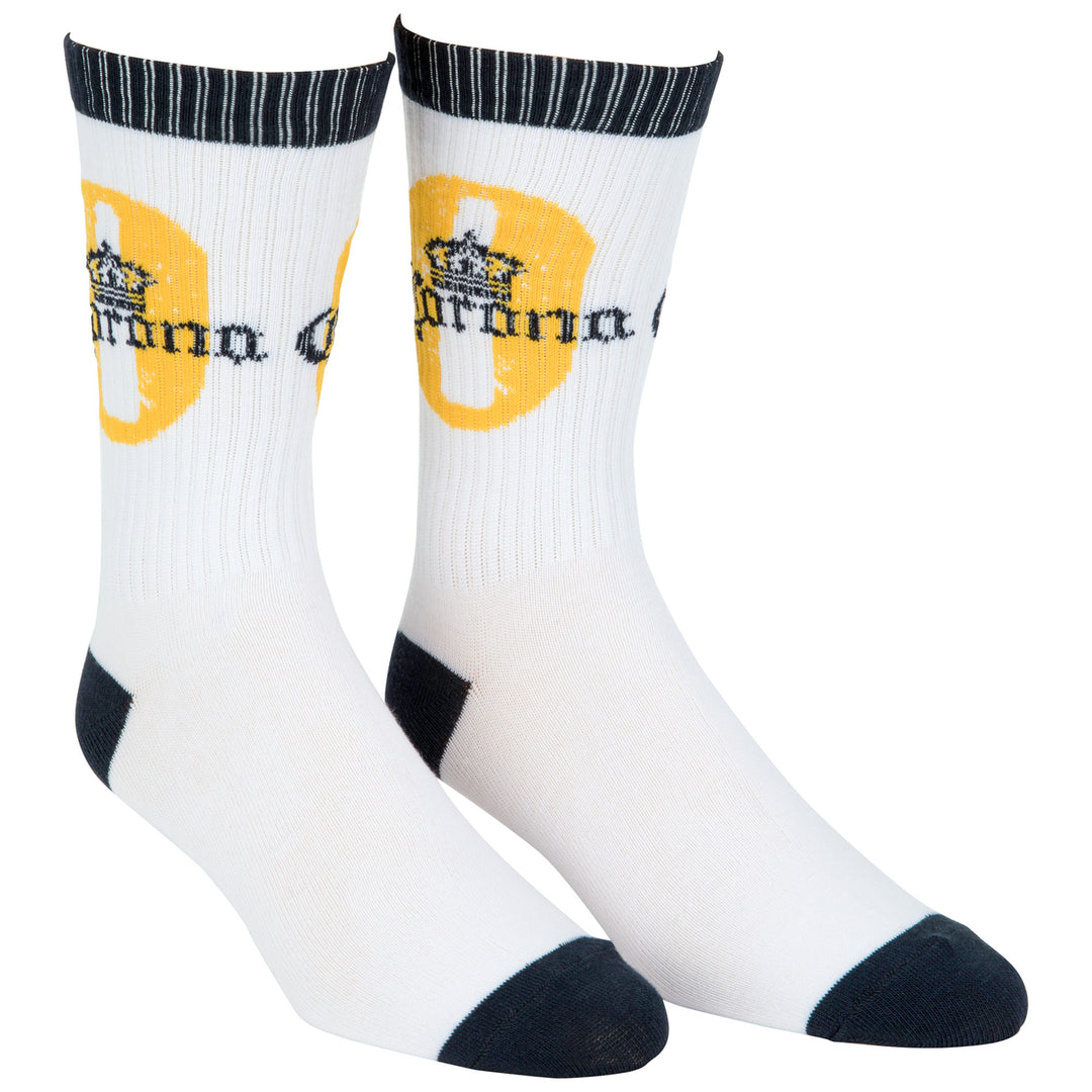 Corona Extra Classic Logos Mens Crew Socks 2-Pack Image 3
