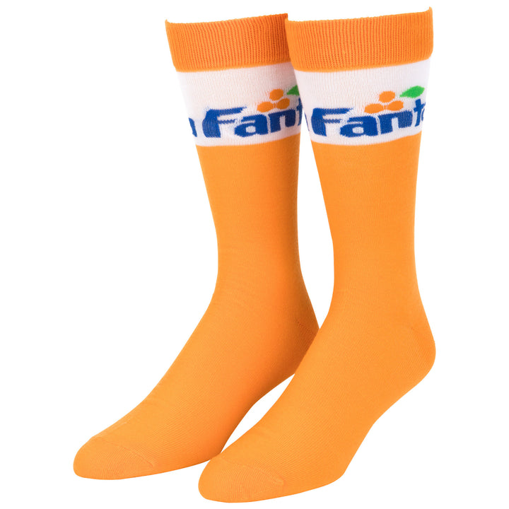 Fanta Logos Mens Crew Socks 2-Pack Image 3
